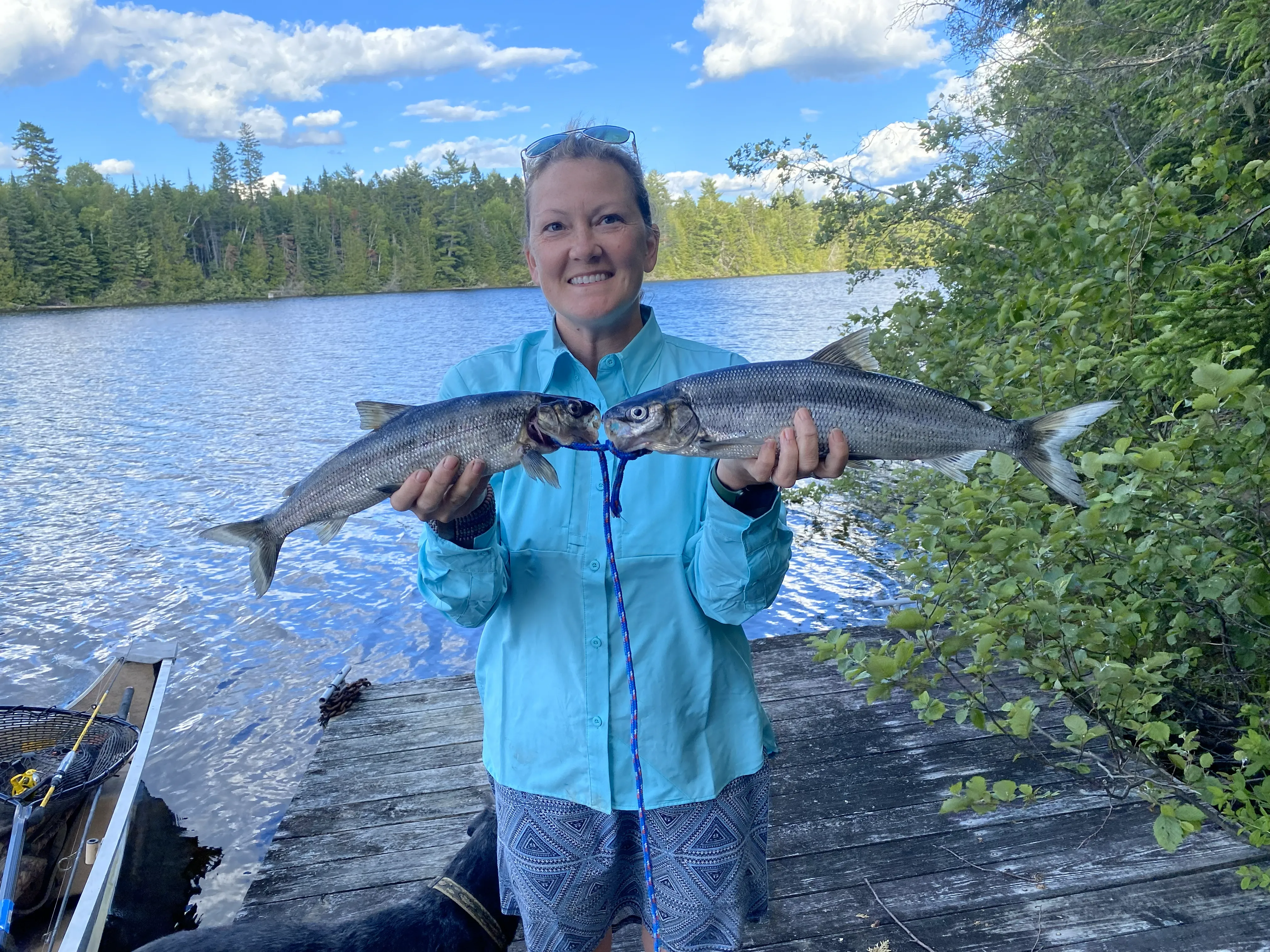 Guided ice fishing trip