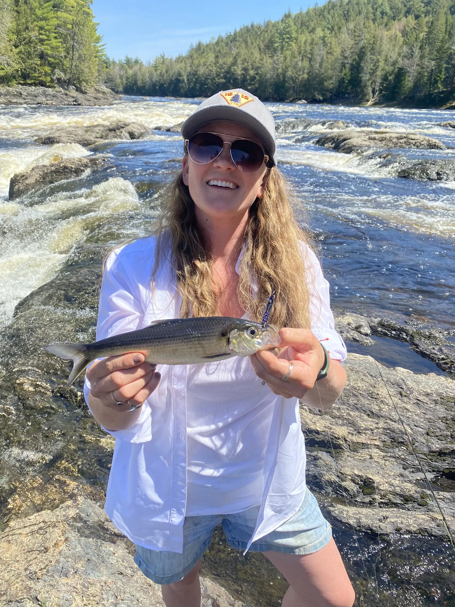 Guided ice fishing trip