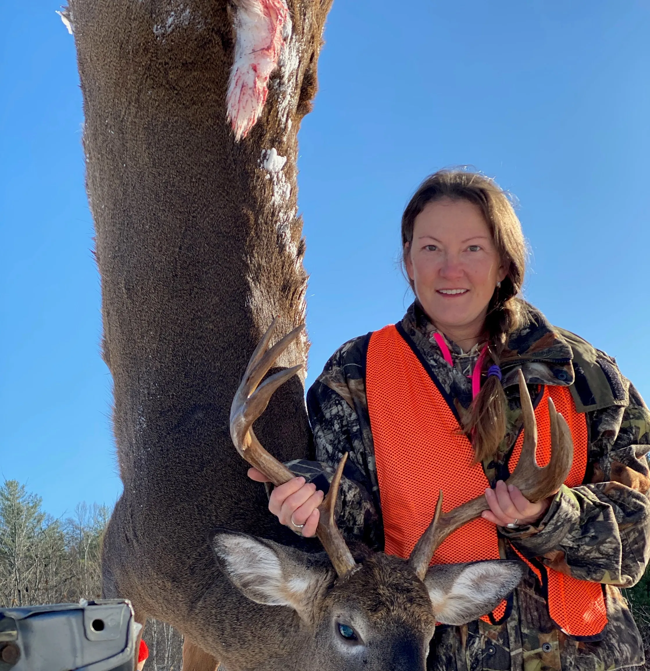 Maine whitetail deer hunt
